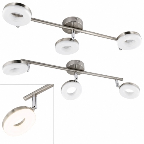 Kinkiet LED 3‑RING 15W – Nowoczesna Lampa Ścienna ze Stali Nierdzewnej