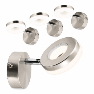 Nowoczesna Lampa LED RING 5W – Kinkiet Ścienny ze Stali Nierdzewnej