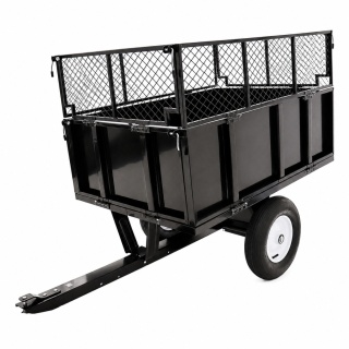 Przyczepka-wywrotka do traktorka ogrodowego/quada 300 kg ogrodowa 114×76 cm