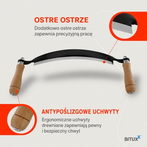 Ręczny strug dłuto do drewna piła ręczna mocne i wytrzymałe ostrze nóż do drewna