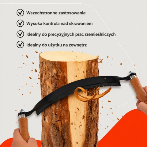 Ręczny strug dłuto do drewna piła ręczna mocne i wytrzymałe ostrze nóż do drewna