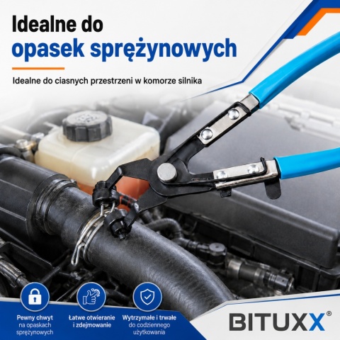 Szczypce do opasek zaciskowych – zestaw 9 elementów Profesjonalne Bituxx