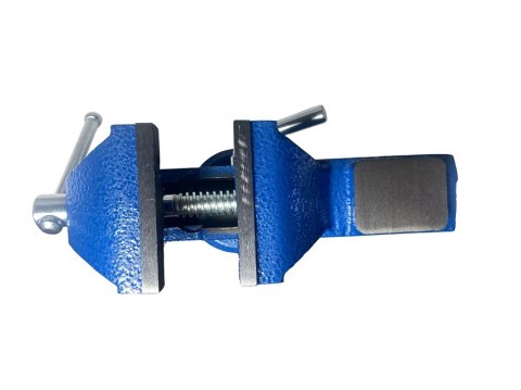 Imadło ślusarskie stołowe 80 mm obrotowe, mocowane na zacisk wytrzymałe