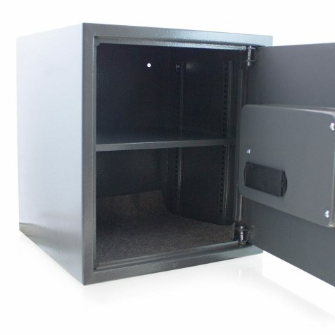 Sejf elektroniczny na kod szyfr + kluczyki duży Domowy 35x40x36cm