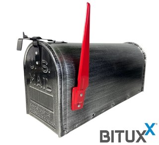 Skrzynka na listy amerykańska USA MAIL przecierana pocztowa na gazety