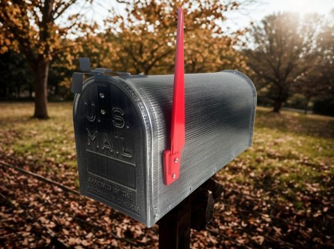 Skrzynka na listy amerykańska USA MAIL przecierana pocztowa na gazety
