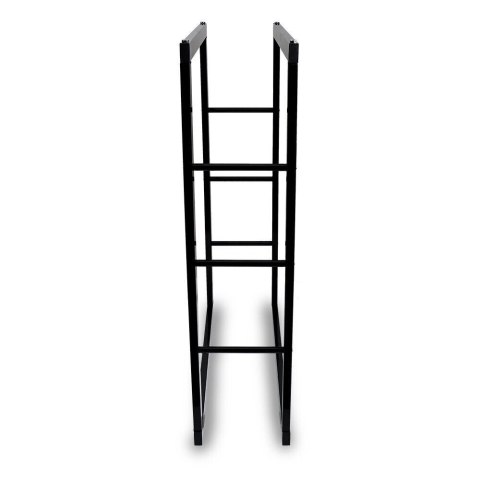 Wysoki stojak na drewno kominkowe Bituxx 80×150 cm metalowy kosz do drewna