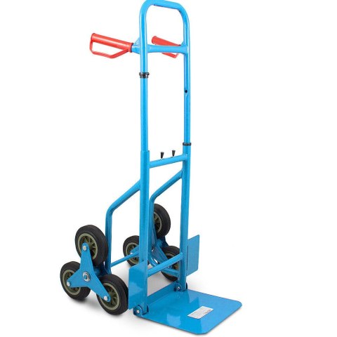 WÓZEK MAGAZYNOWY BITUXX SCHODKOWY Z REGULACJĄ WYSOKOŚCI UDŹWIG 200KG