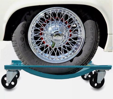 Zestaw wózków manewrowych warsztatowych mobilne wózki komplet 2 sztuk udźwig 450kg