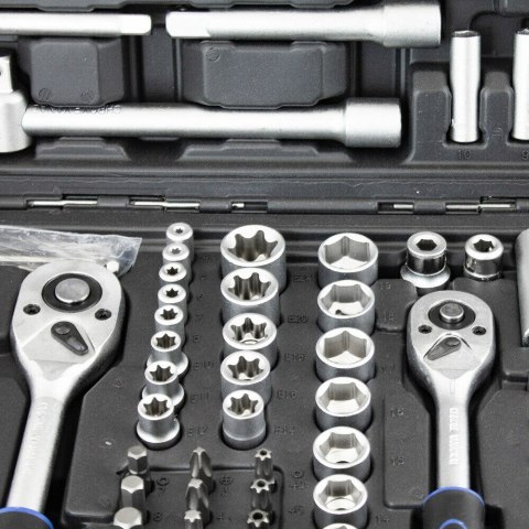 Komplet narzędzi w walizce klucze nasadowe bity imbusy w praktycznej walizce zestaw 171 elementów