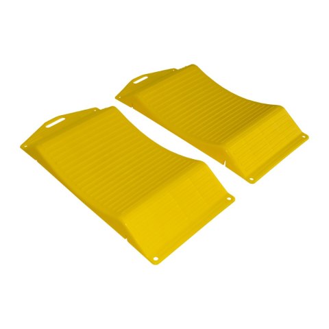 ZESTAW PODKŁADEK POD KOŁA ZABEZPIECZAJĄCE 4 SZTUKI OCHRANIACZE BITUXX ŻÓŁTE