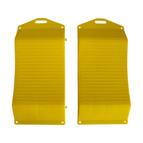 ZESTAW PODKŁADEK POD KOŁA ZABEZPIECZAJĄCE 4 SZTUKI OCHRANIACZE BITUXX ŻÓŁTE