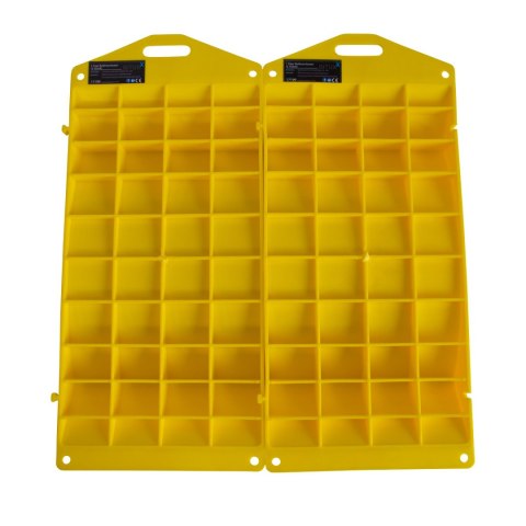 ZESTAW PODKŁADEK POD KOŁA ZABEZPIECZAJĄCE 4 SZTUKI OCHRANIACZE BITUXX ŻÓŁTE