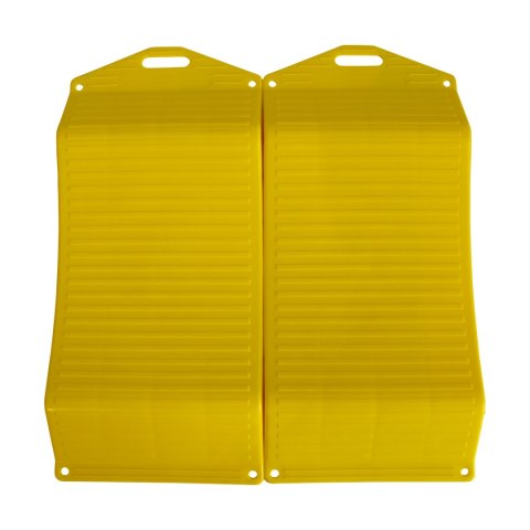 ZESTAW PODKŁADEK POD KOŁA ZABEZPIECZAJĄCE 4 SZTUKI OCHRANIACZE BITUXX ŻÓŁTE