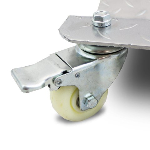 Zestaw 2 sztu wózków manewrowych stalowe wózki mobilne na kółkachdo samochodów