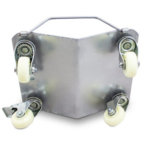 Zestaw 2 sztu wózków manewrowych stalowe wózki mobilne na kółkachdo samochodów