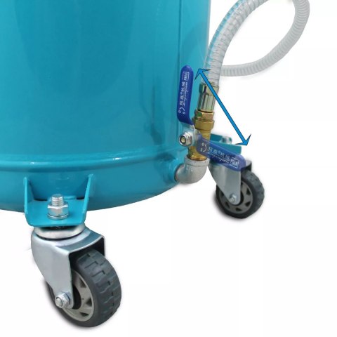 ZLEWARKA DO SPUSZCZANIA OLEJU PNEUMATYCZNA WÓZEK DO ZBIERANIA OLEJU