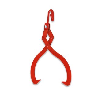 Chwytak do drewna Bituxx 610 mm – kleszcze leśne udźwig 450 kg