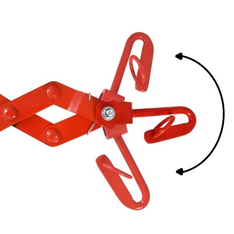 Chwytak do drewna Bituxx 610 mm – kleszcze leśne udźwig 450 kg