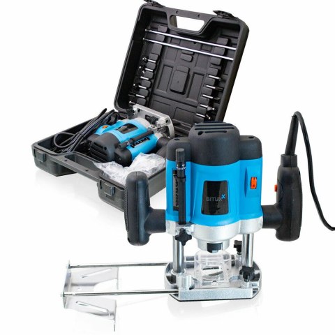 FREZARKA DO KRAWĘDZI GÓRNOWRZECIONOWA 1200W ZESTAW Z 12 GŁOWICAMI W WALIZCE