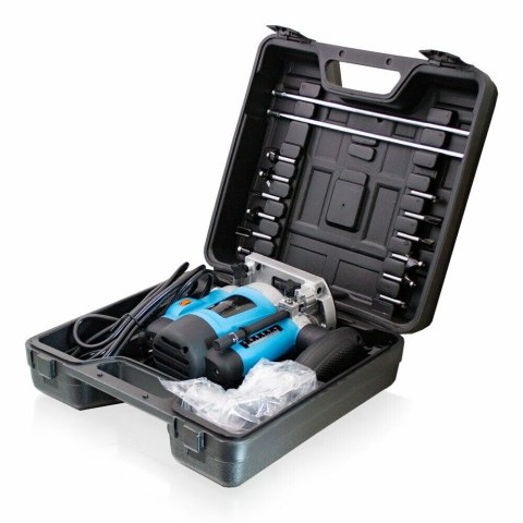 FREZARKA DO KRAWĘDZI GÓRNOWRZECIONOWA 1200W ZESTAW Z 12 GŁOWICAMI W WALIZCE