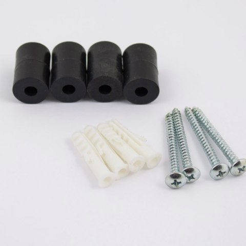 Czerwona nowoczesna skrzynka pocztowa na listy – stalowa, naścienna wisząca