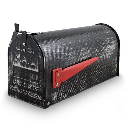 NOWOCZESNA SKRZYNKA NA LISTY POCZTOWA AMERYKAŃSKA RETRO + UCHWYT