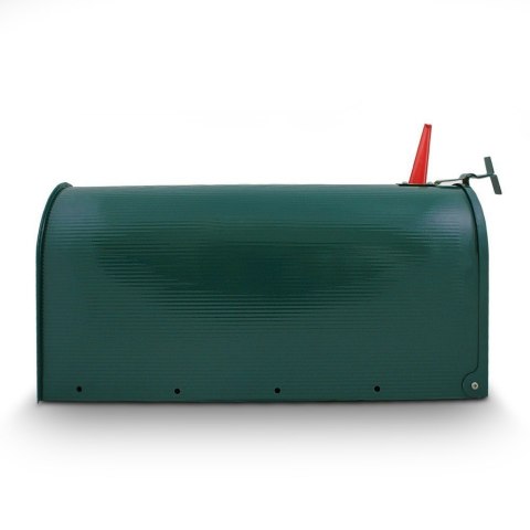 ORYGINALNA SKRZYNKA NA LISTY POCZTOWA AMERYKAŃSKA ZIELONA + UCHWYT