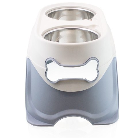 PODWÓJNA MISKA DLA PSA ANIMEL STAL NIERDZEWNA DLA KOTA NA STOJAKU