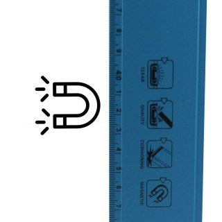 Poziomice magnetyczne 10 / 40 / 60 / 100cm zestaw mocne budowlane
