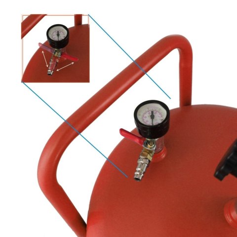 Zlewarka do oleju warsztatowa mobilna na kołach – zbiornik na zużyty olej