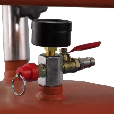 Zlewarka do oleju warsztatowa mobilna na kołach – zbiornik na zużyty olej