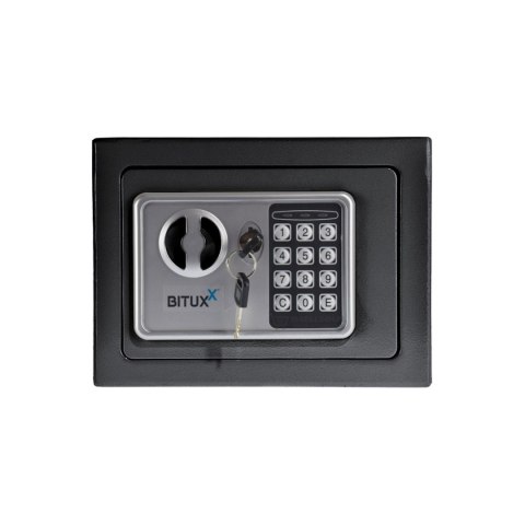 Bituxx sejf biurowy / domowy z zamkiem elektronicznym – kasetka bezpieczeństwa na dokumenty, gotówkę i wartości