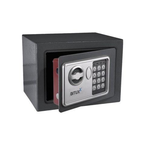 Bituxx sejf biurowy / domowy z zamkiem elektronicznym – kasetka bezpieczeństwa na dokumenty, gotówkę i wartości
