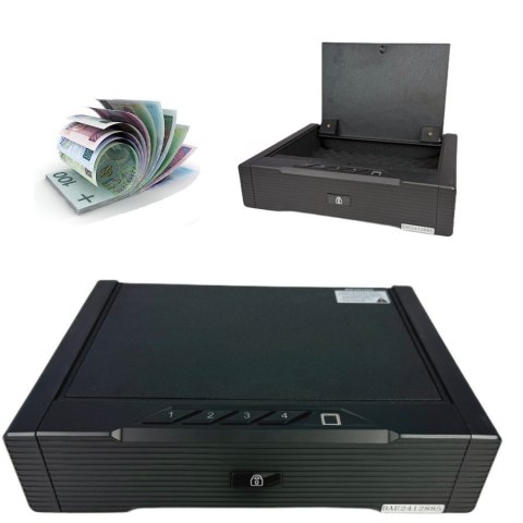 SEJF NA OSZCZĘDNOŚCI SZAFKA Z ZAMKIEM ELEKTRONICZNYM NA ODCISK PALCA