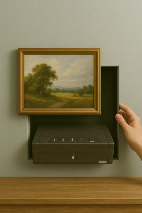 SEJF NA OSZCZĘDNOŚCI SZAFKA Z ZAMKIEM ELEKTRONICZNYM NA ODCISK PALCA