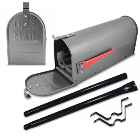 SKRZYNKA NA LISTY AMERYKAŃSKA POCZTOWA + FLAGA GRAFITOWA HIT SEZONU