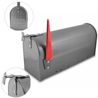 SKRZYNKA NA LISTY AMERYKAŃSKA POCZTOWA + FLAGA GRAFITOWA HIT SEZONU