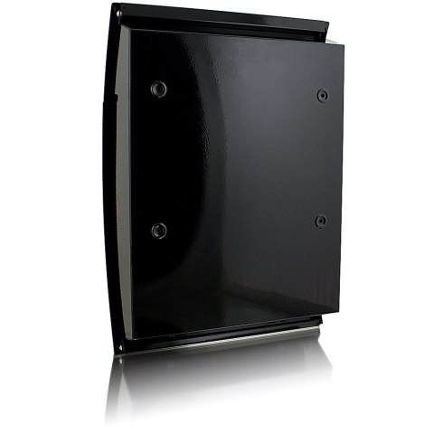 SOLIDNA PÓŁOKRĄGŁA SKRZYNKA POCZTOWA NA LISTY CZARNA ORYGINALNA