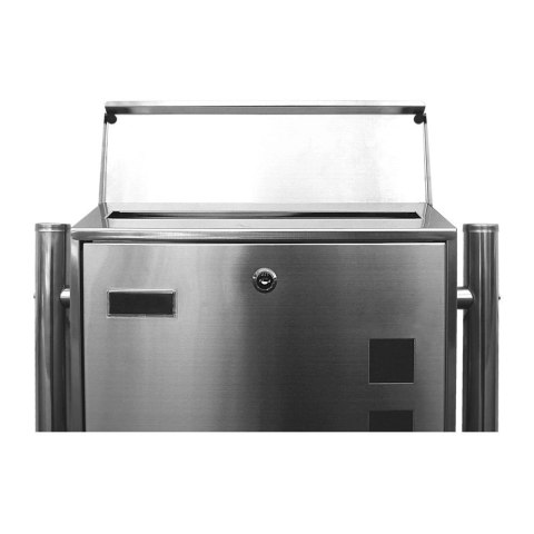 SOLIDNA SKRZYNKA POCZTOWA NA LISTY ZE STALI NIERDZEWNEJ+STOJAKI