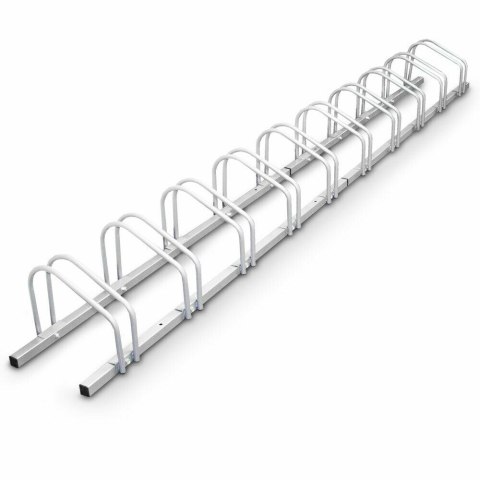 SOLIDNY STOJAK ROWEROWY 10 MIEJSCOWY METALOWY NA ROWERY ROWER