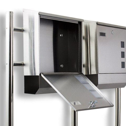 Skrzynka podwójna stal inox