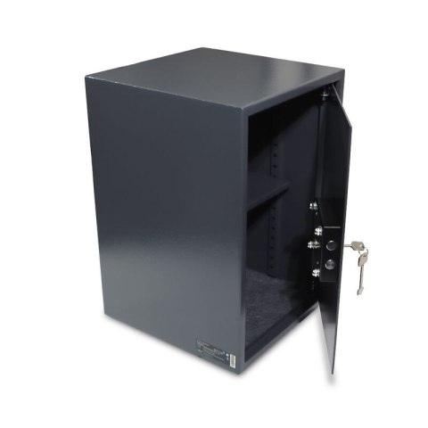 Solidny mocny sejf na cenne przedmioty łatwy montaż dwa klucze w zestawie