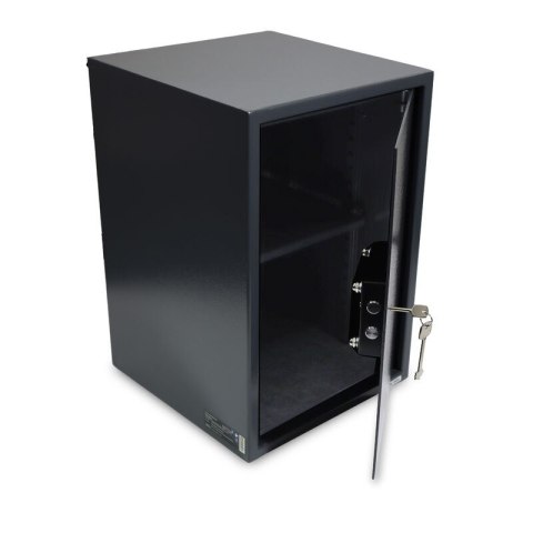 Solidny mocny sejf na cenne przedmioty łatwy montaż dwa klucze w zestawie