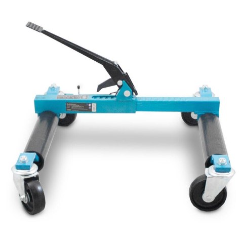 Wózki manewrowe Bituxx 4 szt. z podnośnikiem 560 kg – zestaw do przesuwania samochodu w garażu i warsztacie