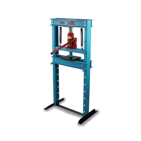 Warsztatowa prasa hydrauliczna nacisk 12ton niebieska bezpieczna