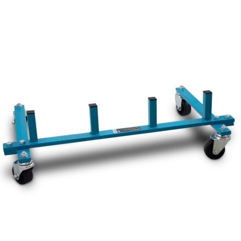 Wózki manewrowe hydrauliczne 4 sztuki w zestawie ze stojakiem na wózki