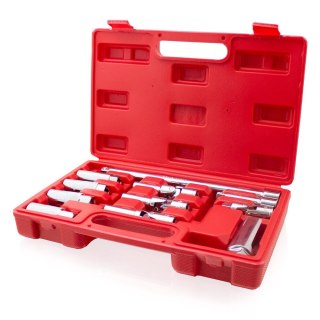 ZESTAW KLUCZY DO ŚWIEC ZAPŁONOWYCH 11 ELEMENTÓW KLUCZE PRZEDŁUŻKI W WALIZCE