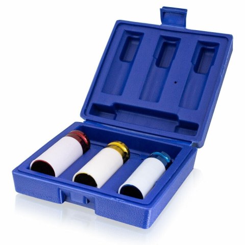 ZESTAW KLUCZY W WALIZCE GRZECHOTKI Z REGULACJĄ + NASADKI UDAROWE 6 EL