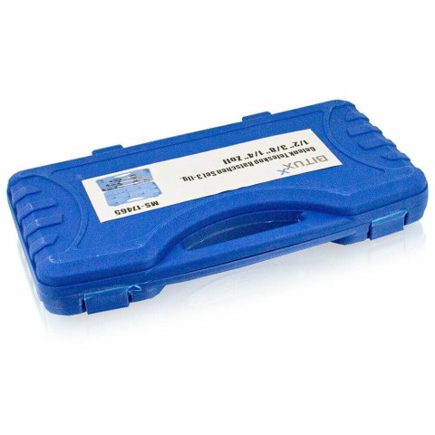 ZESTAW KLUCZY W WALIZCE GRZECHOTKI Z REGULACJĄ + NASADKI UDAROWE 6 EL